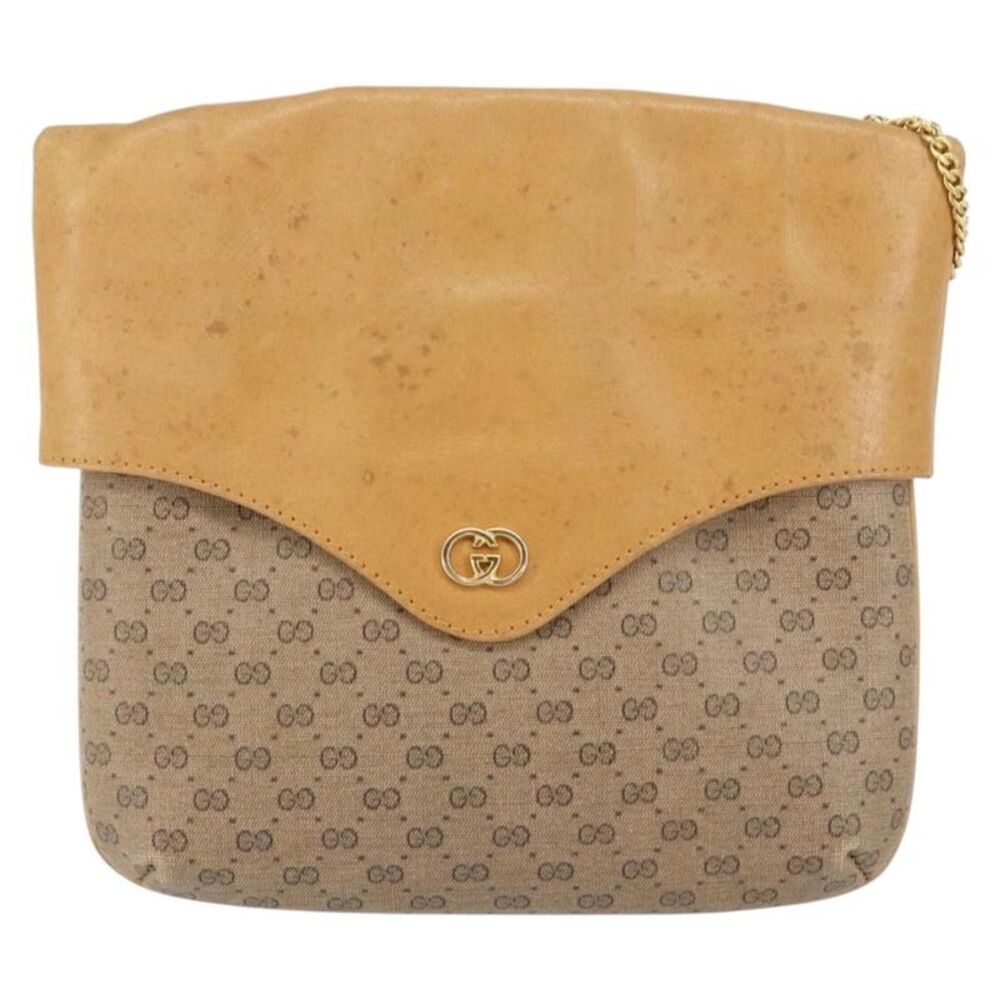 Gucci Micro Gg Supreme Gg Canvas Beige Pvc Shoulder Bag Bag